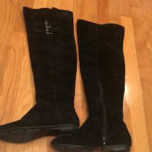 CALVIN KLEIN Black Suede boots
